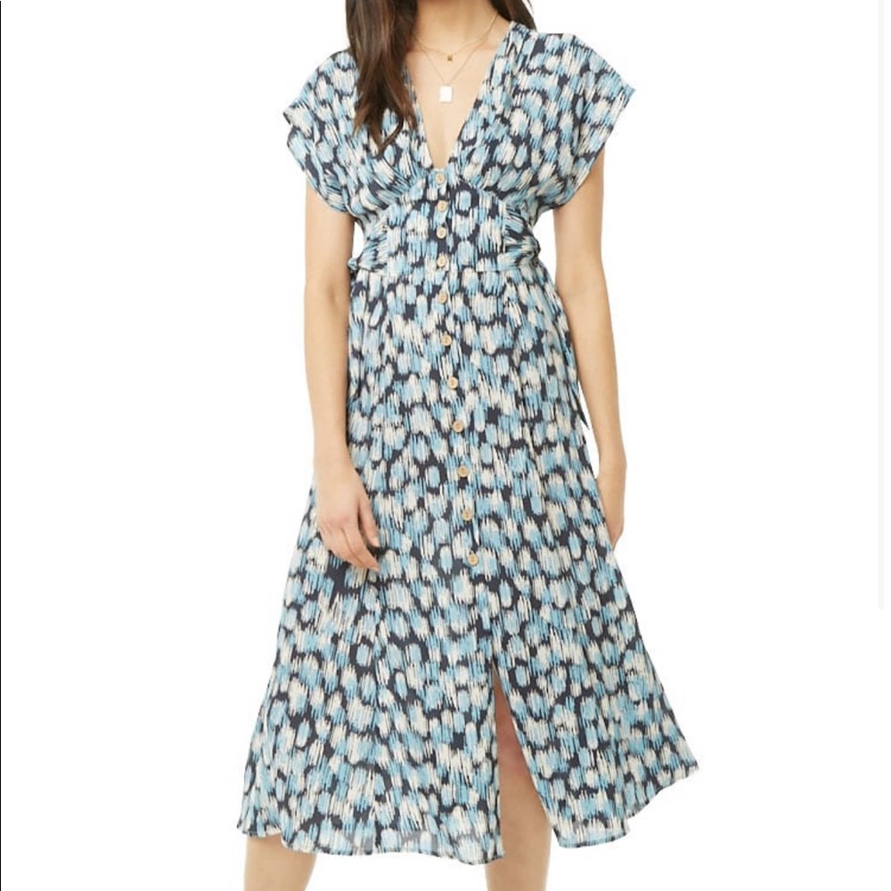 NWT print midi/maxi dress
